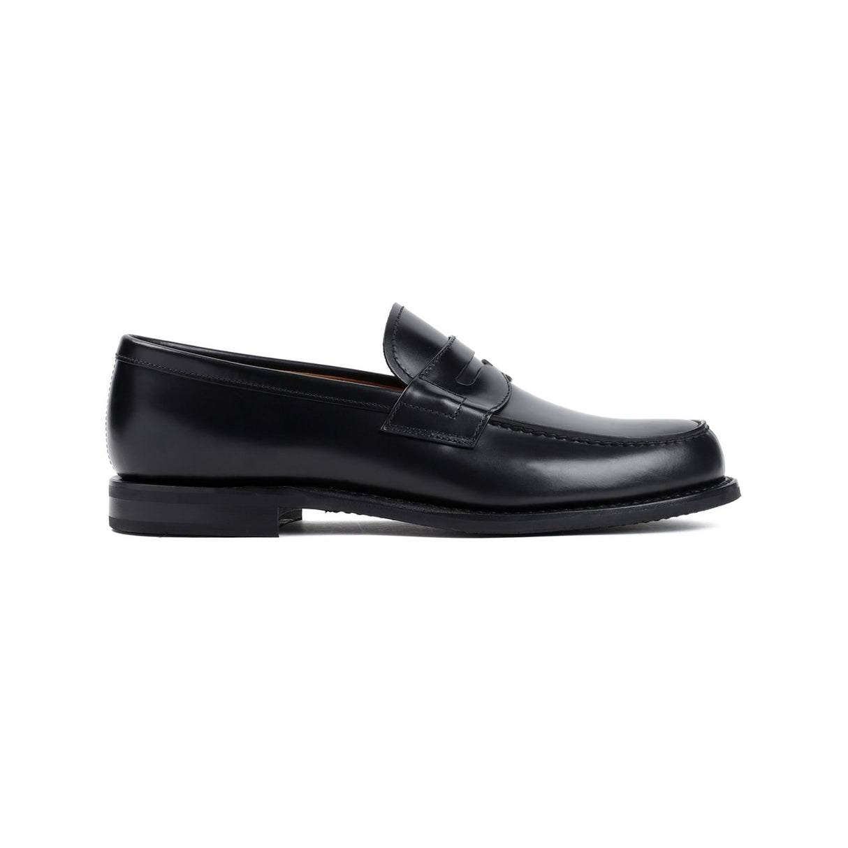 CHURCH'S Men's Black Leather Mocassins for FW22