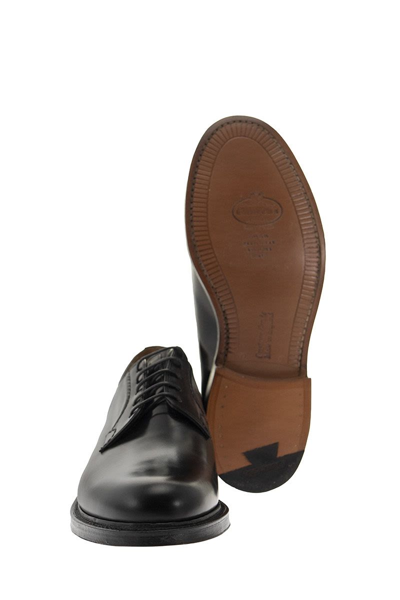 CHURCH'S Polished Whole Cut Derby Dress Shoes