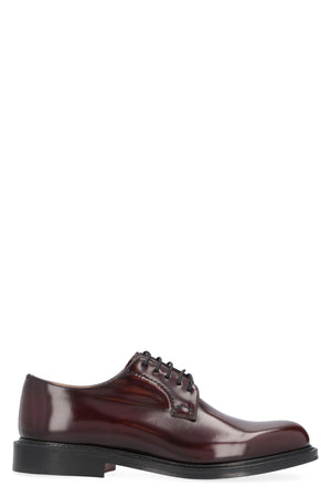 Giày Oxford Whole Cut Artisan cổ điển được làm từ da lộn màu tím lịch lãm