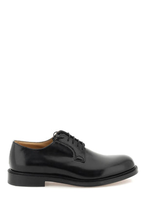 Classic Black Leather Oxford Shoes for Men - FW23 Collection