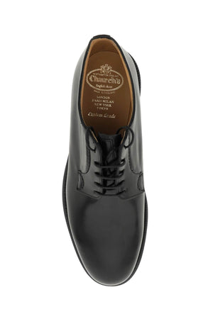 CHURCH'S Classic Black Leather Oxford Shoes for Men - FW23 Collection