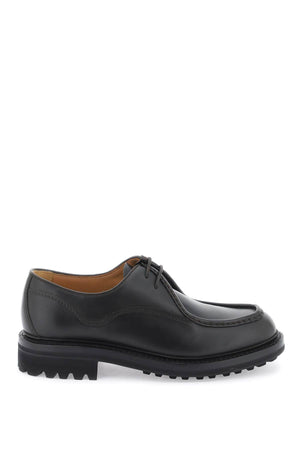 Men's Burnished Leather Lace-Up Shoes