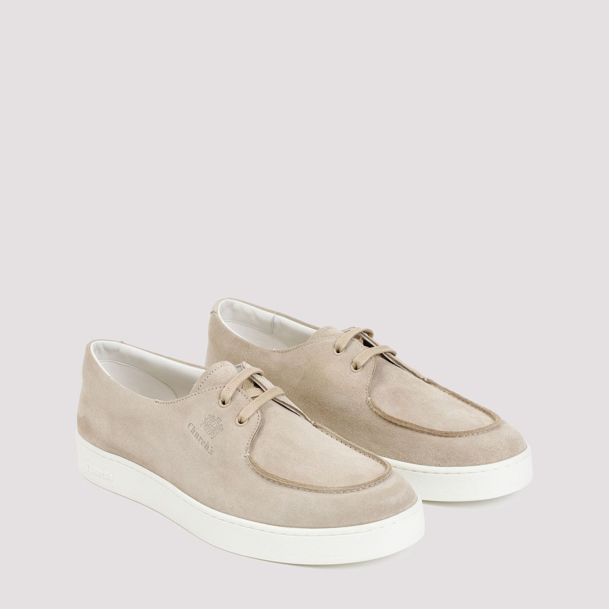 Sleek Lace-Up Moccasins cho Nam trong màu Nude & Neutrals