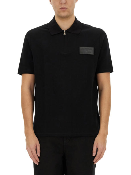 BALMAIN Men's Cotton Polo Shirt