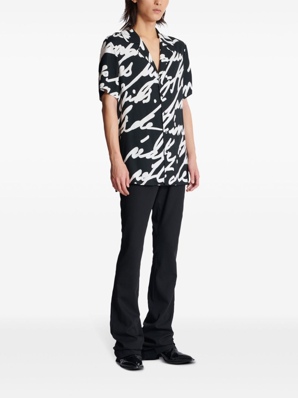 BALMAIN Men's Stylish Short Sleeve Shirt - SS25 Collection