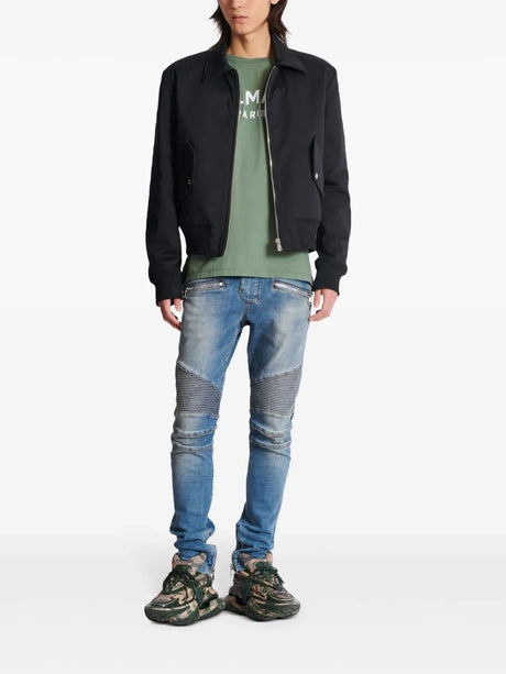 BALMAIN Slim Fit Jeans for Men - SS25 Collection