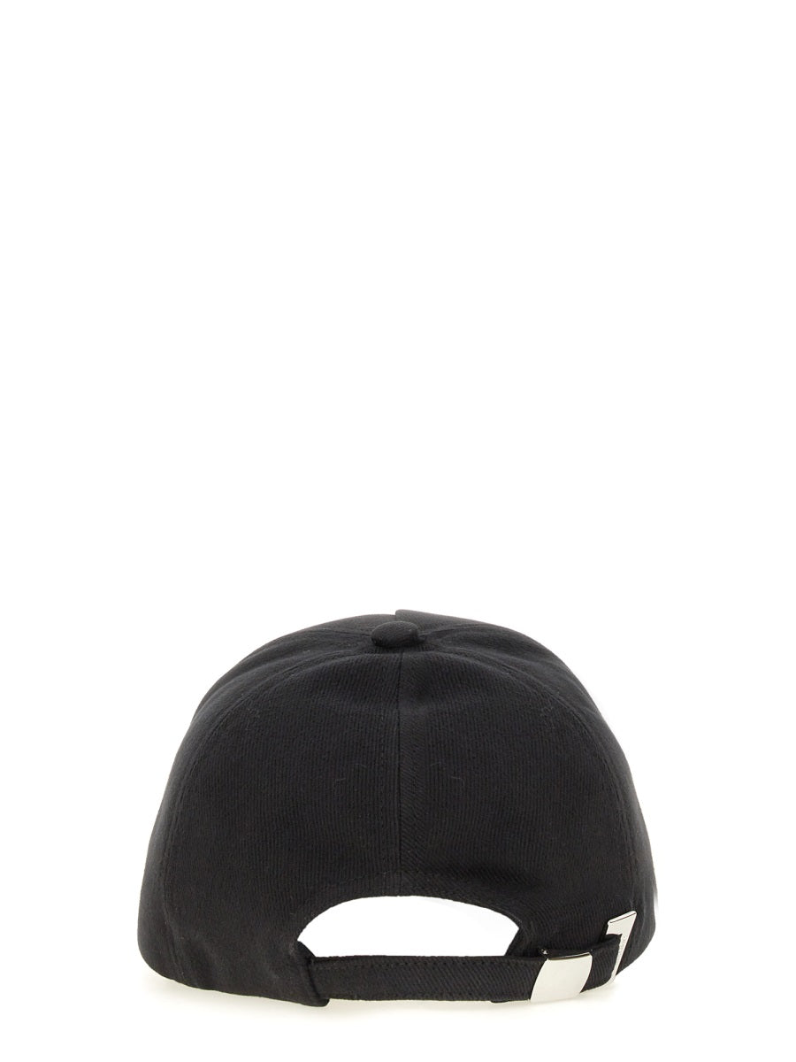 BALMAIN Classic Men's Cotton Baseball Hat with Logo Embroidery