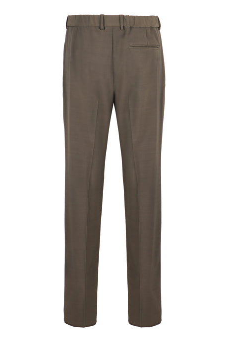 EMPORIO ARMANI Sophisticated Wool Blend Tailored Pants