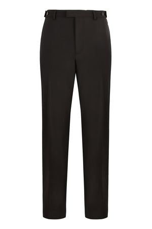 EMPORIO ARMANI Luxury Wool Blend Tailored Trousers