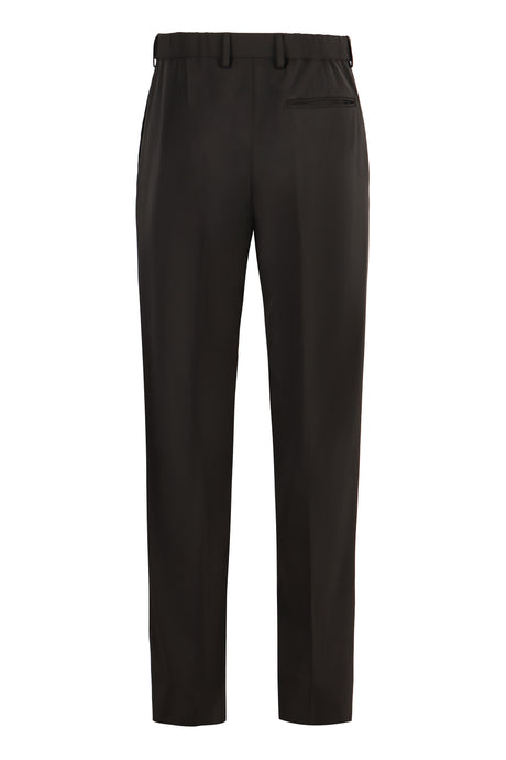 EMPORIO ARMANI Luxury Wool Blend Tailored Trousers