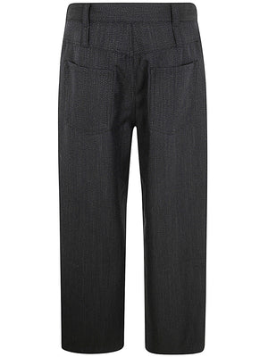 EMPORIO ARMANI Men's Wool Blend Tailored Trousers