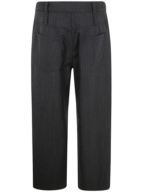 EMPORIO ARMANI Men's Wool Blend Tailored Trousers