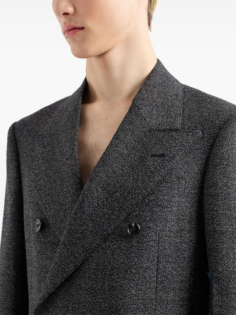 EMPORIO ARMANI Sophisticated Men's Wool Blazer