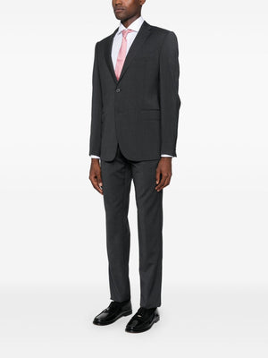 EMPORIO ARMANI Refined Grey Wool Suit