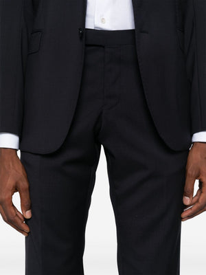 EMPORIO ARMANI Sophisticated Grey Wool Suit for Men