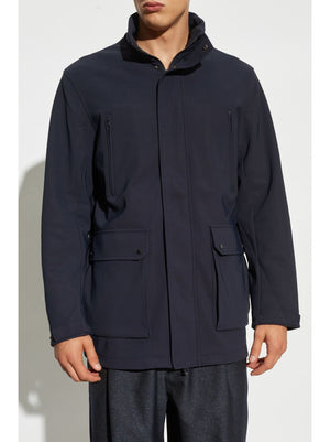 EMPORIO ARMANI Men's Navy Blouson Jacket