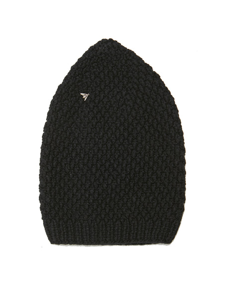 WERKSTATT:MUNCHEN Luxurious Cashmere Beanie with Silver Detail for Men