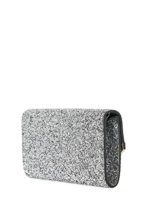 JIMMY CHOO Glittered Emmie Mini Clutch