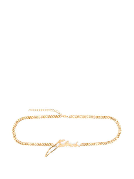 BALMAIN Chain Belt for Women - Brass Finish