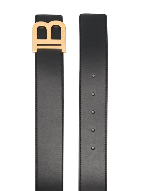 BALMAIN Leather 4CM Belt for Women