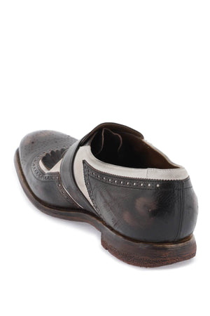 CHURCH'S Vintage-Style Shanghai Loafers in Mixed Colours