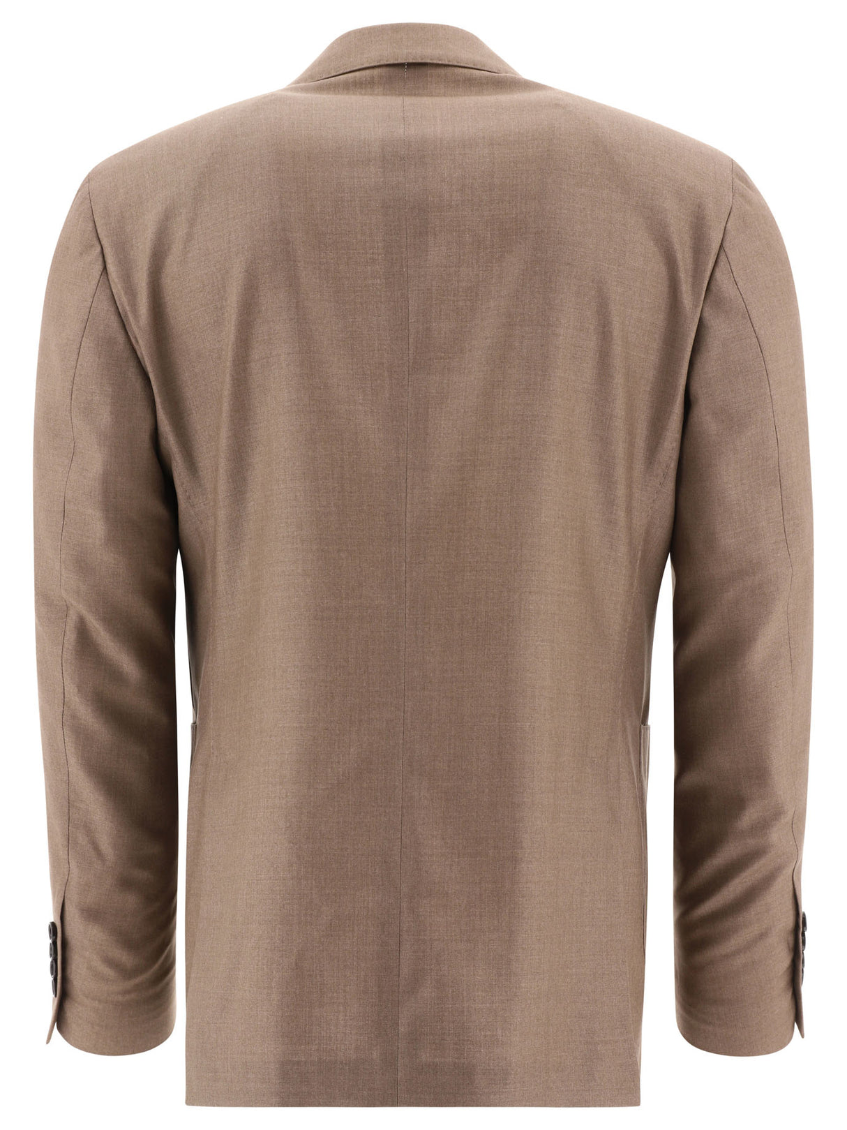 LARDINI Double-Breasted Beige Blazer for Men