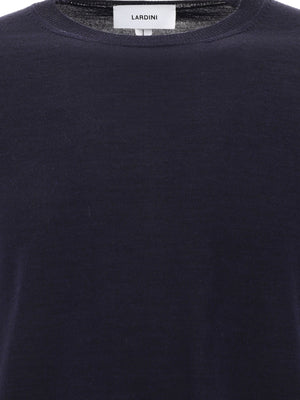 男士深藍羊毛混紡毛衣 - SS24 系列