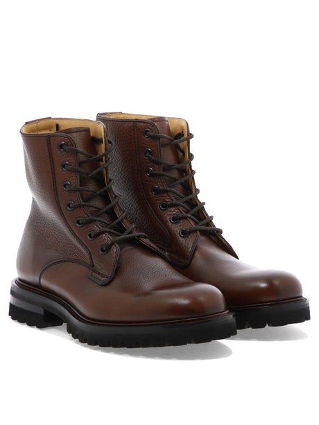 Men's Combat Boots in Brown for FW22