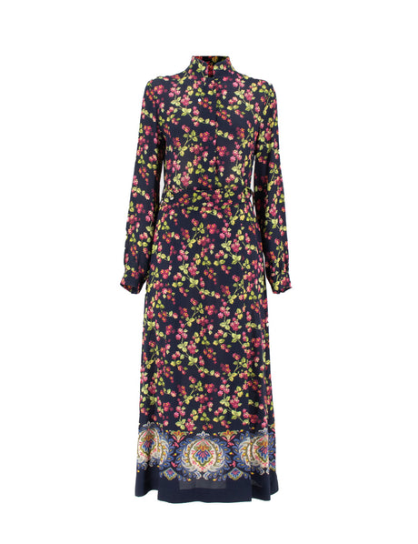 ETRO Elegant Mini Dress with Berries Print