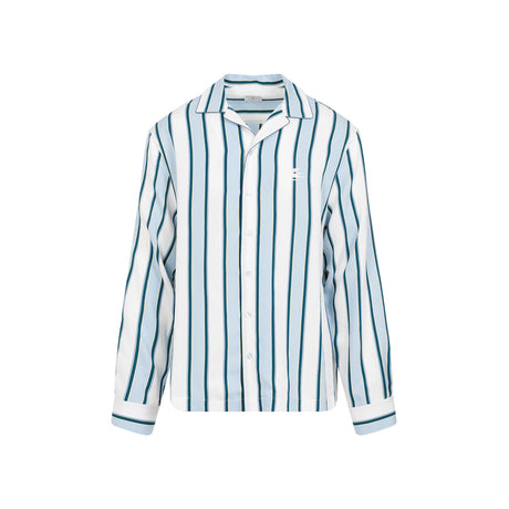 ETRO Men's Classic Striped Bowling Shirt