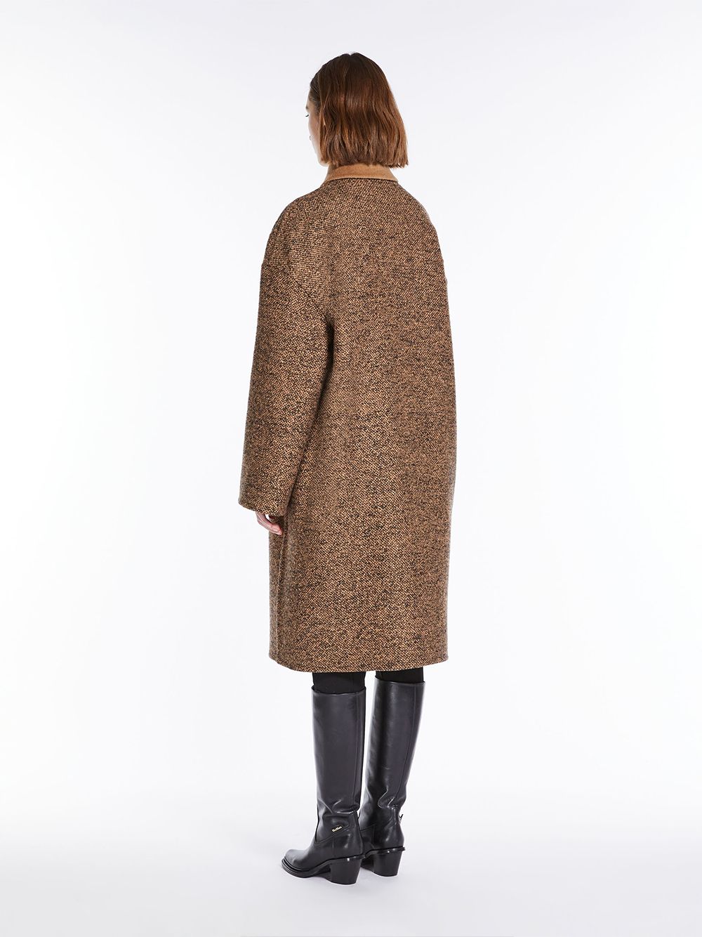 Reversible Camel and Wool Jacket for Women