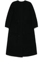 EMPORIO ARMANI Wool-Cashmere Blend Long Jacket for Women