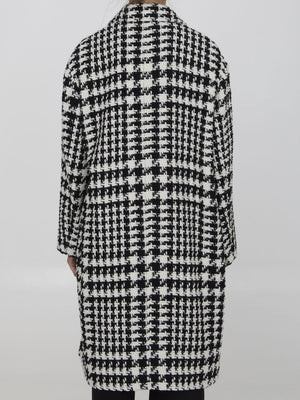 DOLCE & GABBANA Oversized Houndstooth Jacket for Women - FW24