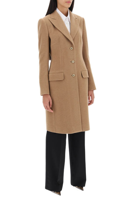 DOLCE & GABBANA Luxurious Wool Coat for Women in M0179 Color - FW23 Collection