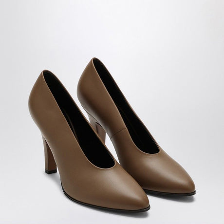 THE ROW Elegant Smooth Leather Pumps