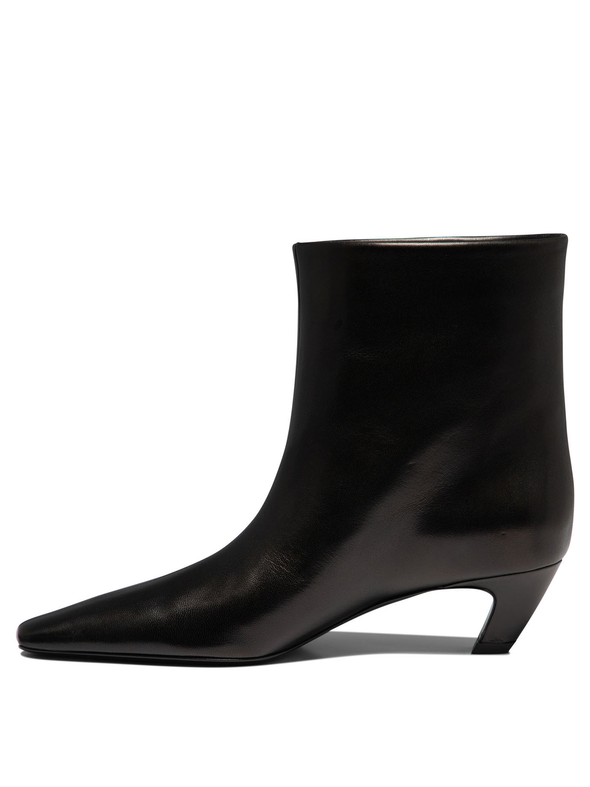 KHAITE Stylish Black Ankle Boots for Women