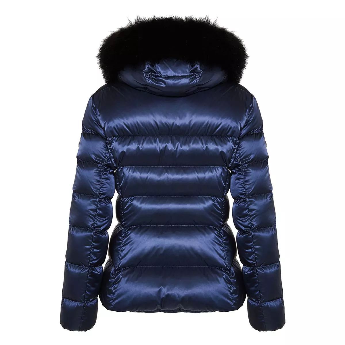 MONCLER Navy Blue Carryover Outerwear for Women - Classic Design