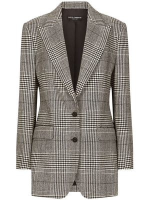 DOLCE & GABBANA Glen Plaid Blazer