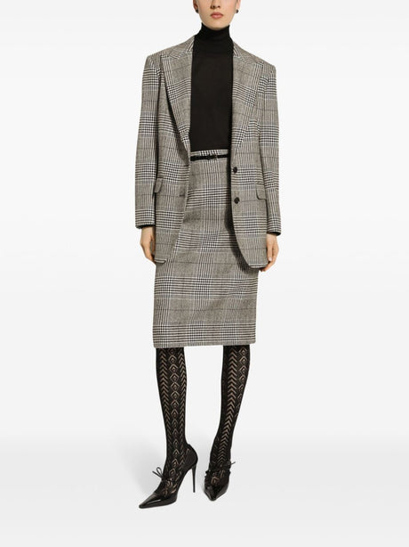 DOLCE & GABBANA Glen Plaid Blazer