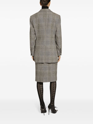 DOLCE & GABBANA Glen Plaid Blazer