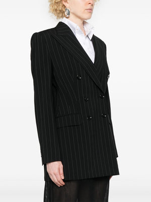 DOLCE & GABBANA Elegant Women's Pinstripe Blazer