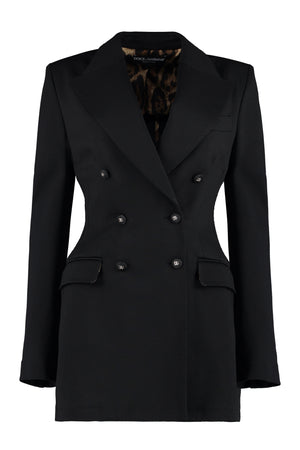 高貴黑色黏著外套 - 女性SS23系列