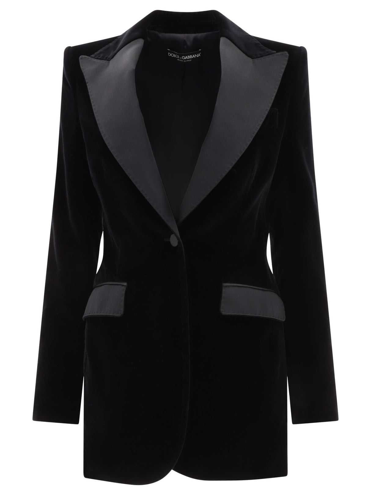 DOLCE & GABBANA Stylish Black Outer for Women - 24SS Women's Jacket