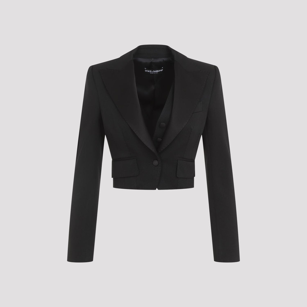 DOLCE & GABBANA Chic Women's Wool Blend Jacket