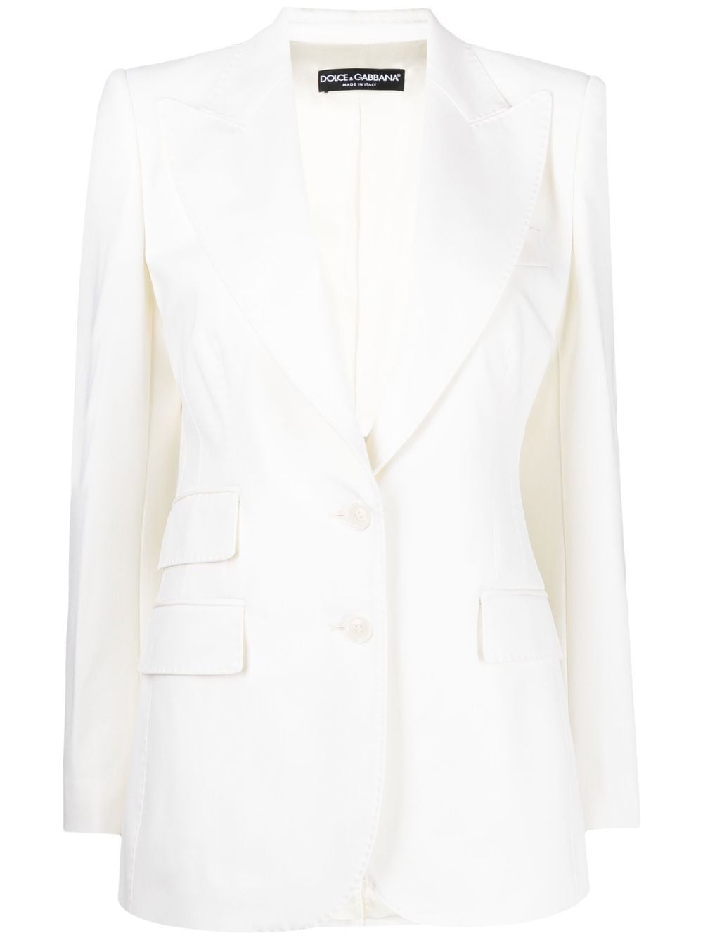 White Button Down Blazer for Women from SS24 Collection