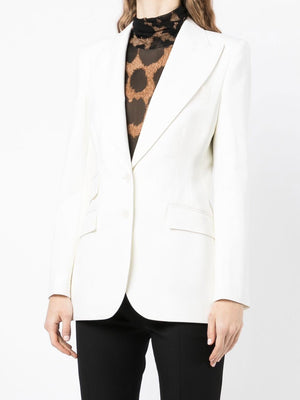 White Button Down Blazer for Women from SS24 Collection