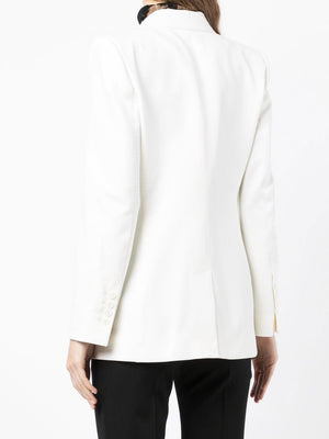 White Button Down Blazer for Women from SS24 Collection