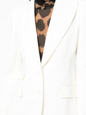 White Button Down Blazer for Women from SS24 Collection