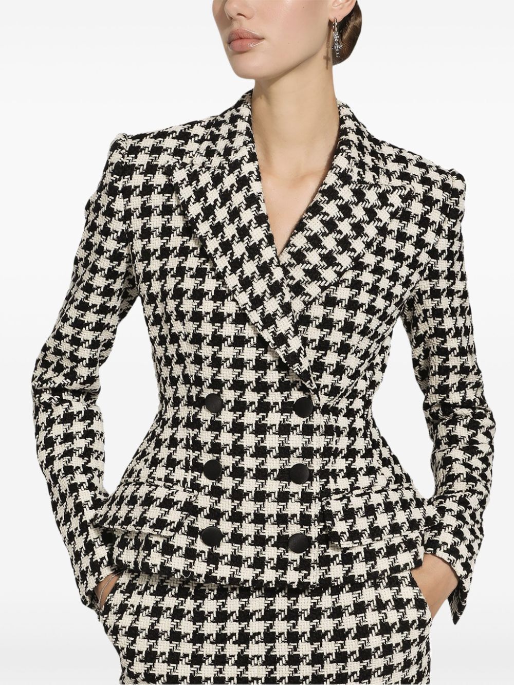 DOLCE & GABBANA Double Breasted Check Blazer