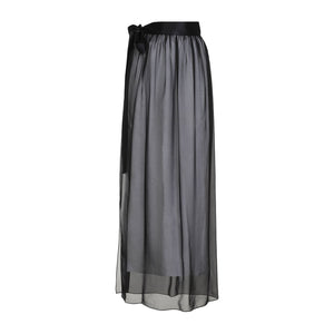 DOLCE & GABBANA Elegant Long Silk Skirt for Women